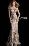 Jovani Prom Long Off the Shoulder Fitted Gown 63516 - The Dress Outlet