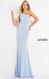 Jovani Prom Long One Shoulder Beaded Dress 1170 - The Dress Outlet