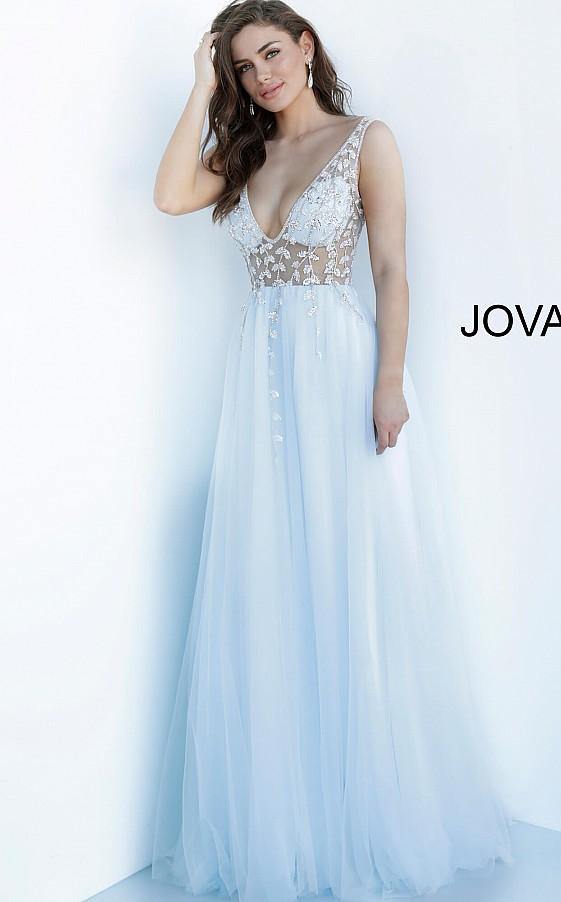 Jovani Prom Long Sleeveless Ball Gown 3958 - The Dress Outlet