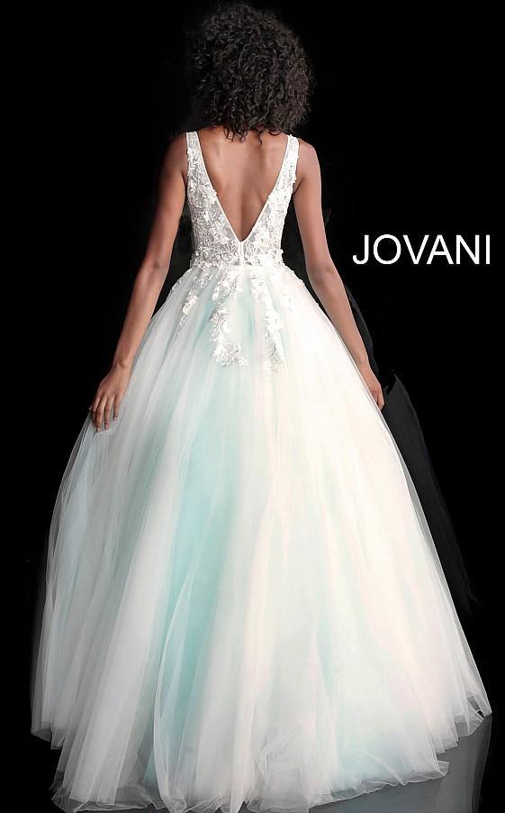 Jovani Prom Long Sleeveless Ball Gown 55634 - The Dress Outlet