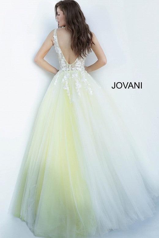 Jovani Prom Long Sleeveless Ball Gown 55634 - The Dress Outlet