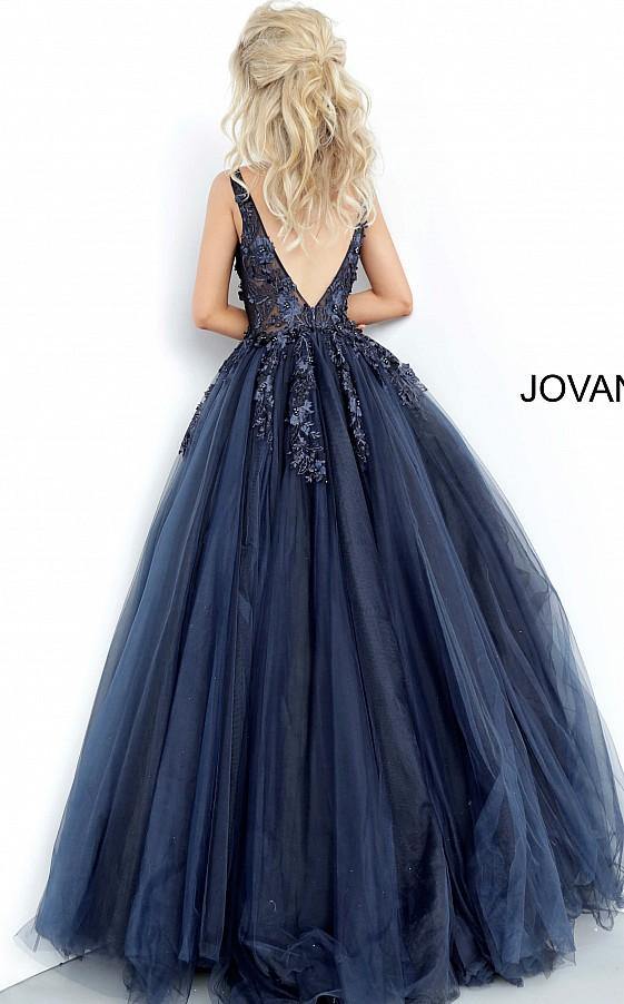 Jovani Prom Long Sleeveless Ball Gown 55634 - The Dress Outlet