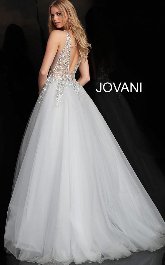 Jovani Prom Long Sleeveless Ball Gown 65379 - The Dress Outlet