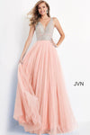 Jovani Prom Long Sleeveless Glitter Ball Gown 05818 - The Dress Outlet