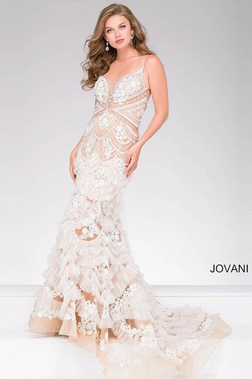 Jovani Prom Long Sleeveless Mermaid Dress 41592 - The Dress Outlet