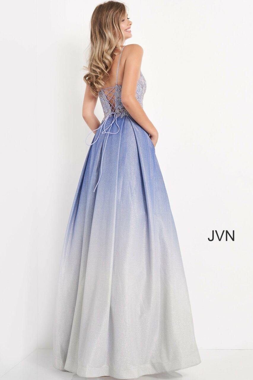 Jovani Prom Long Spaghetti Strap Ball Gown 04565 - The Dress Outlet