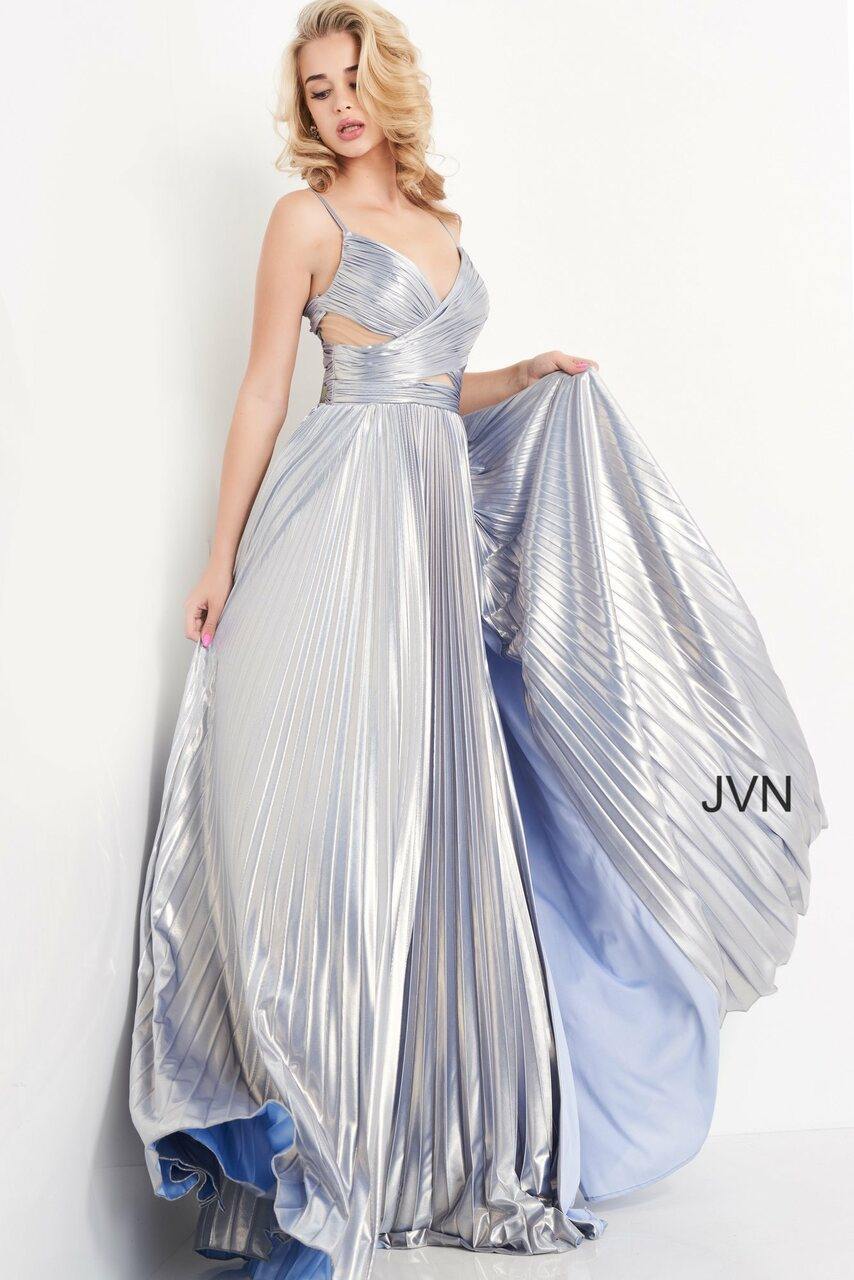 Jovani Prom Long Spaghetti Strap Dress 04890 - The Dress Outlet