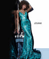 Jovani Prom Long Spaghetti Strap Evening Gown 1848 - The Dress Outlet