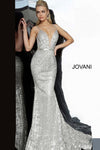 Jovani Prom Long Spaghetti Strap Formal Dress 62517 - The Dress Outlet