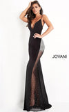 Jovani Prom Long Spaghetti Strap Fitted Dress 06566 - The Dress Outlet