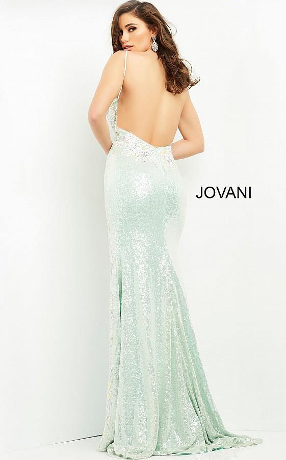 Mint Jovani 06224 Prom Long Spaghetti Strap Formal Gown for $379.99 ...