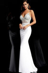 Jovani Prom Long Spaghetti Strap Fitted Gown 63147 - The Dress Outlet