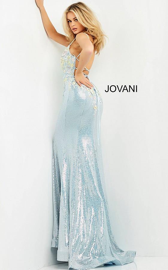 Jovani Prom Long Spaghetti Strap Sexy Dress 06226 - The Dress Outlet