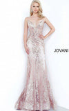 Jovani Prom Long Spaghetti Straps Mermaid Gown 3675 - The Dress Outlet