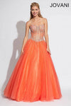 Jovani Prom Long Strapless A Line Ball Gown 1332 - The Dress Outlet