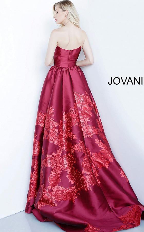 Jovani Prom Long Strapless Ball Gown 02038 - The Dress Outlet