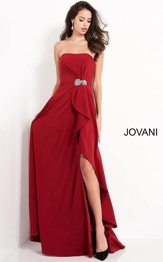 Jovani Prom Long Strapless Evening Dress 4517 - The Dress Outlet