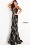 Jovani Prom Long Strapless Formal Dress 04155 - The Dress Outlet