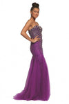 Jovani Prom Long Strapless Formal Dress 6837 - The Dress Outlet