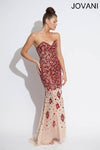 Jovani Prom Long Strapless Formal Evening Gown 4247 - The Dress Outlet