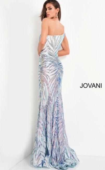 Jovani Prom One Shoulder Long Formal Gown 05664 - The Dress Outlet