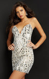 Jovani Prom Short Fitted Cocktail Dress 06310 - The Dress Outlet