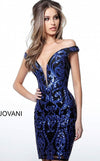 Jovani Prom Short Off Shoulder Cocktail Dress 2666 - The Dress Outlet