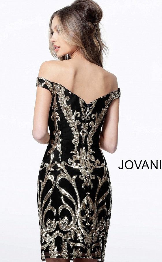 Jovani Prom Short Off Shoulder Cocktail Dress 2666 - The Dress Outlet