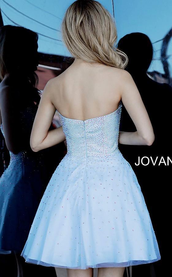 Jovani Prom Short Strapless Homecoming Dress 2830 - The Dress Outlet