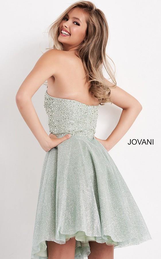 Jovani Prom Strapless Homecoming Dress K04445 - The Dress Outlet