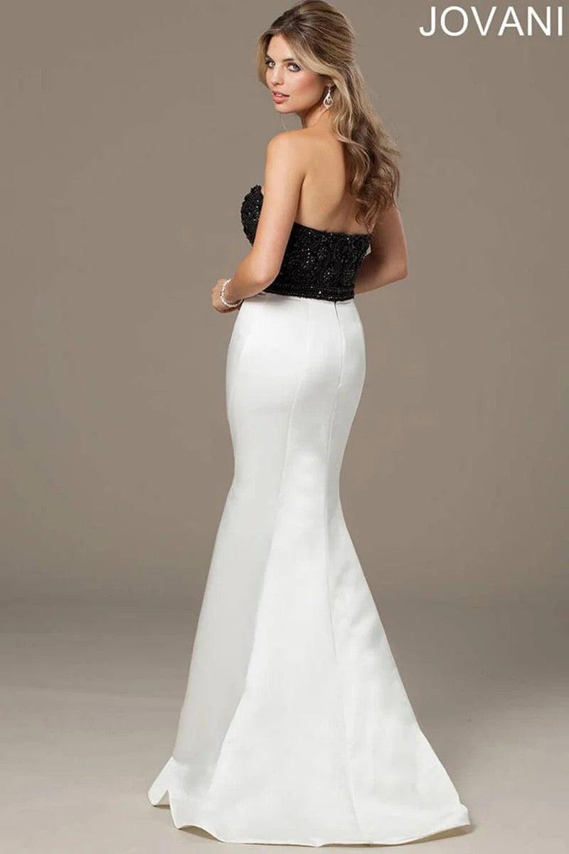 Jovani Radiant Strapless Long Prom Dress 22720 - The Dress Outlet