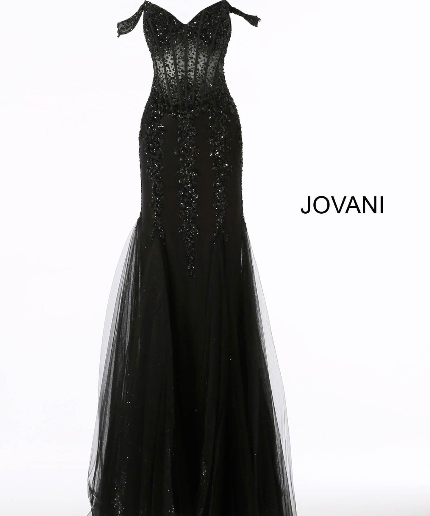 Jovani Sequin Long Fitted Evening Gown 51115 - The Dress Outlet