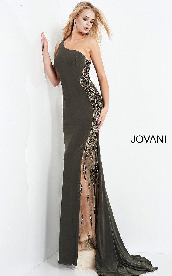 Jovani Sexy Long Fitted Prom Dress 02499 - The Dress Outlet