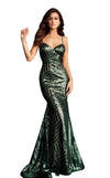 Jovani Sexy Long Sequin Fitted Prom Dress 65409 - The Dress Outlet