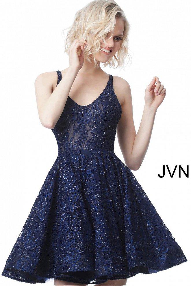 Jovani Short Dress Homecoming JVN2362 - The Dress Outlet