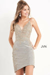 Jovani Short Fitted Embellished Cocktail Dress 04080 - The Dress Outlet