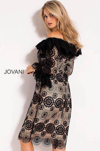 Jovani Short Off Shoulder Cocktail Dress M58447 - The Dress Outlet