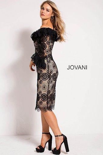 Jovani Short Off Shoulder Cocktail Dress M58447 - The Dress Outlet