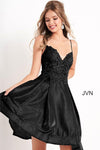 Jovani Short Spaghetti Straps Homecoming Dress 04010 - The Dress Outlet