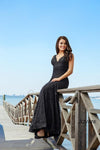 Jovani Sleeveless Lace Long Prom Dress 33050 - The Dress Outlet