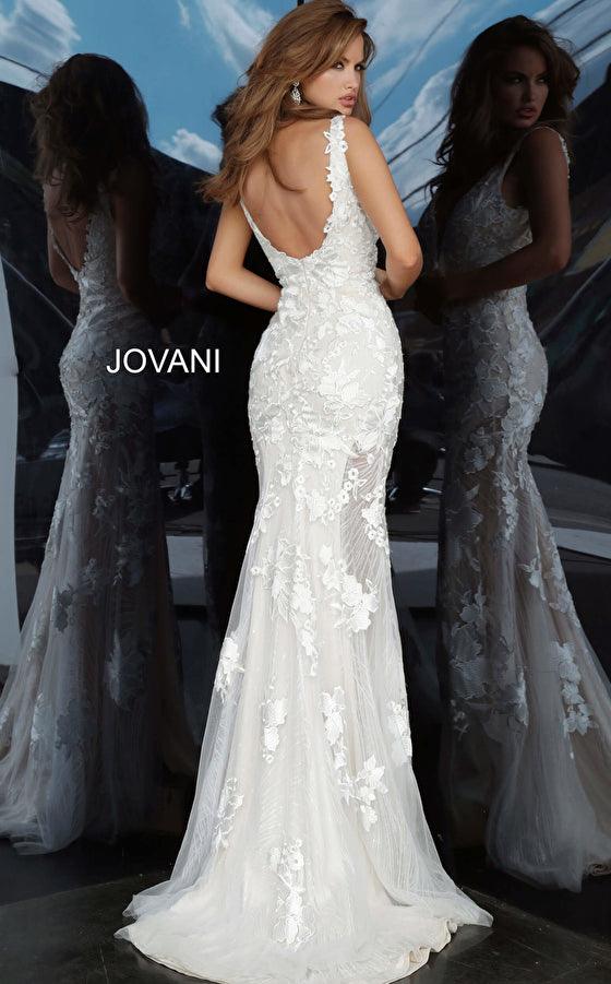 Jovani Sleeveless Long Fitted Dress F02444 - The Dress Outlet