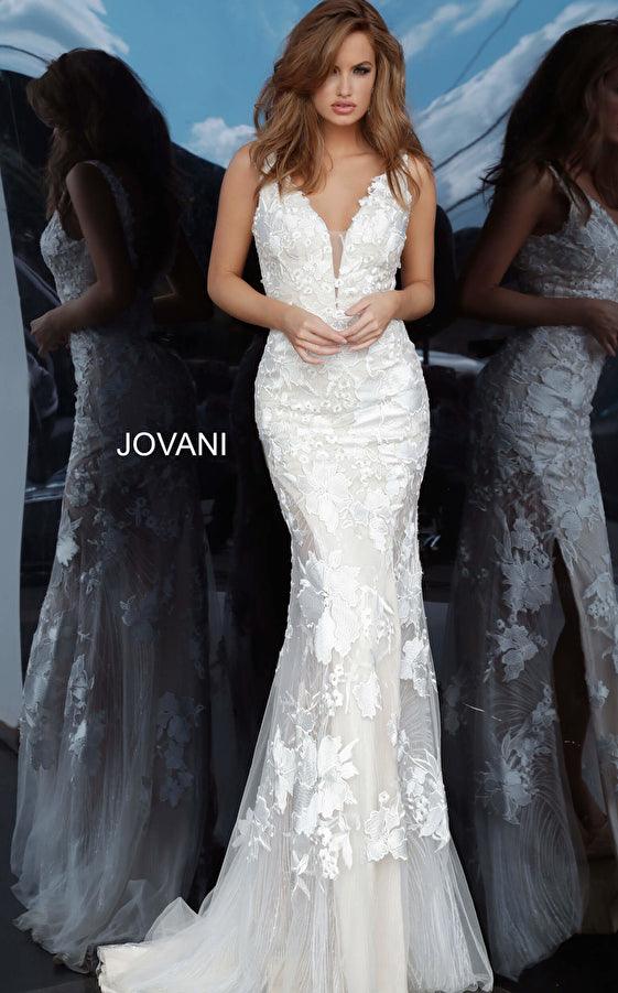 Jovani Sleeveless Long Fitted Dress F02444 - The Dress Outlet