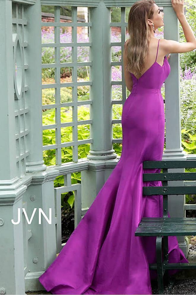 Jovani Sleeveless Long Fitted Prom Dress JVN62965 - The Dress Outlet