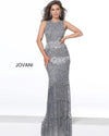 Jovani Sleeveless Long Glitter Prom Dress 62896 - The Dress Outlet