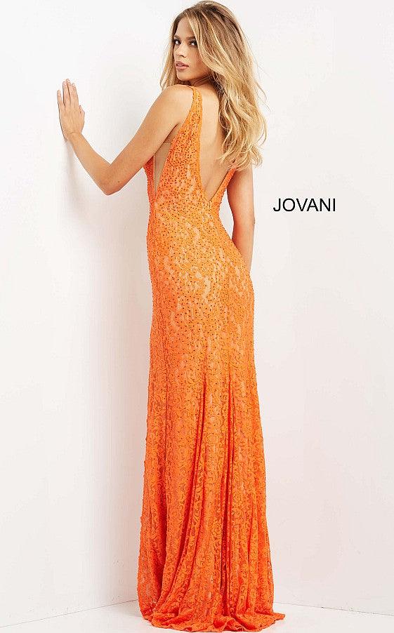Jovani Sleeveless Long Prom Fitted Dress 08674 - The Dress Outlet