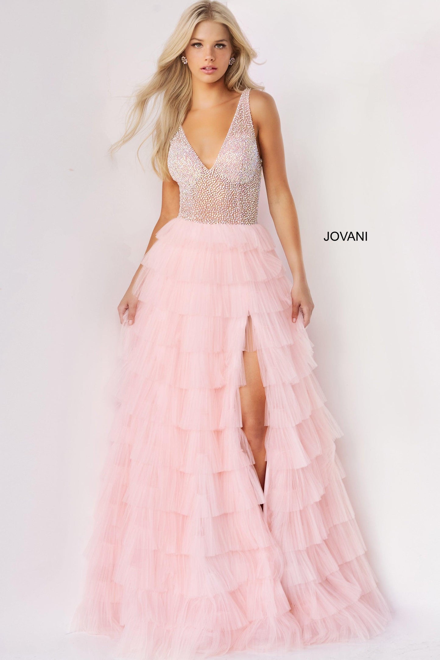 Jovani Sleeveless Long Prom Gown 07235 - The Dress Outlet