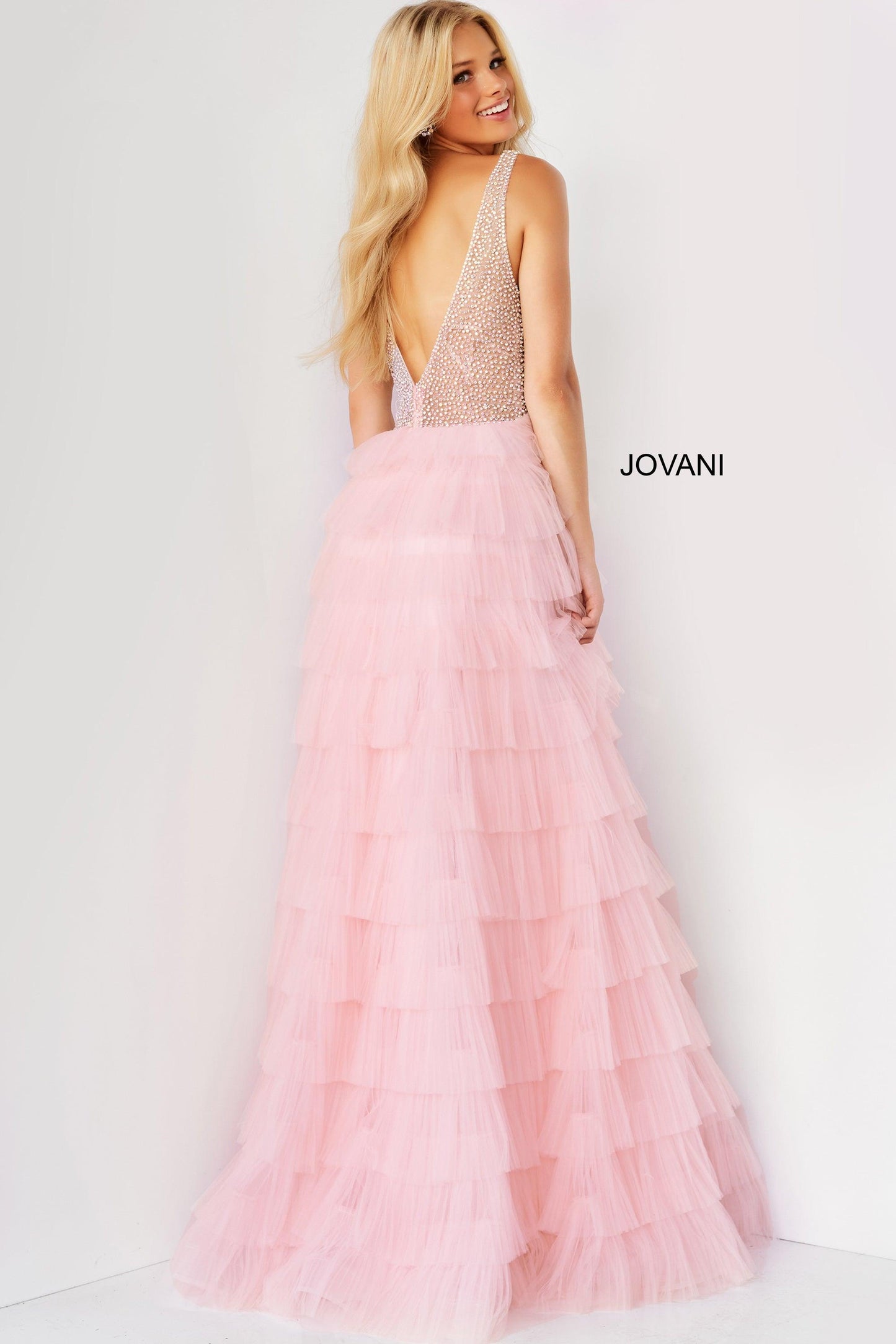 Jovani Sleeveless Long Prom Gown 07235 - The Dress Outlet