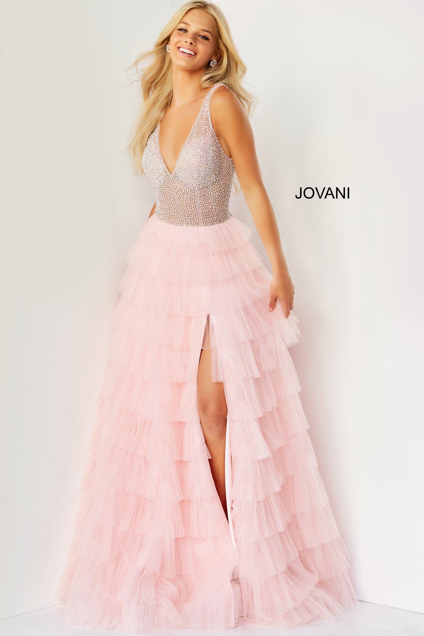 Jovani Sleeveless Long Prom Gown 07235 - The Dress Outlet