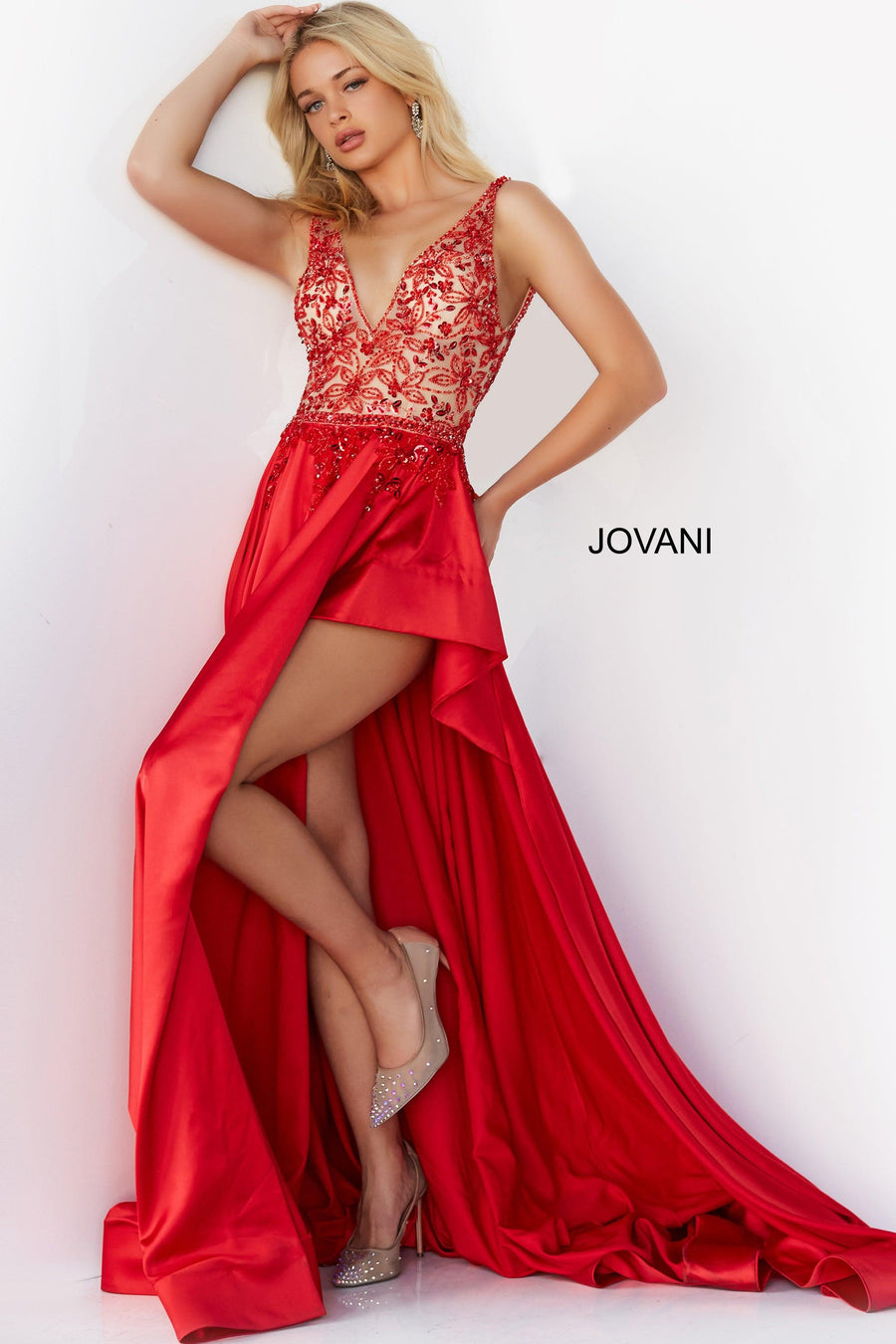 Jovani Sleeveless Long Prom Gown 07415 - The Dress Outlet