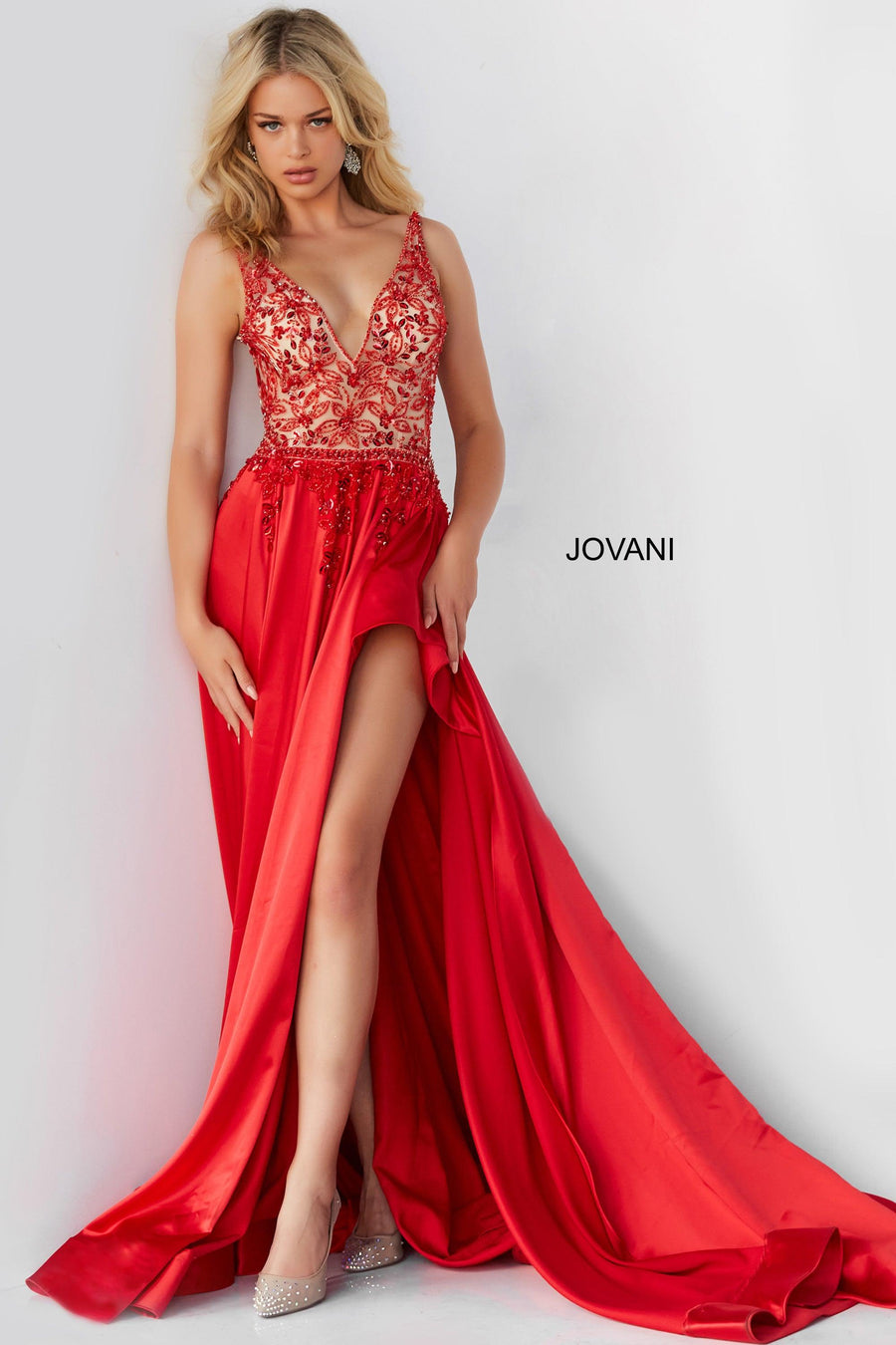 Jovani Sleeveless Long Prom Gown 07415 - The Dress Outlet